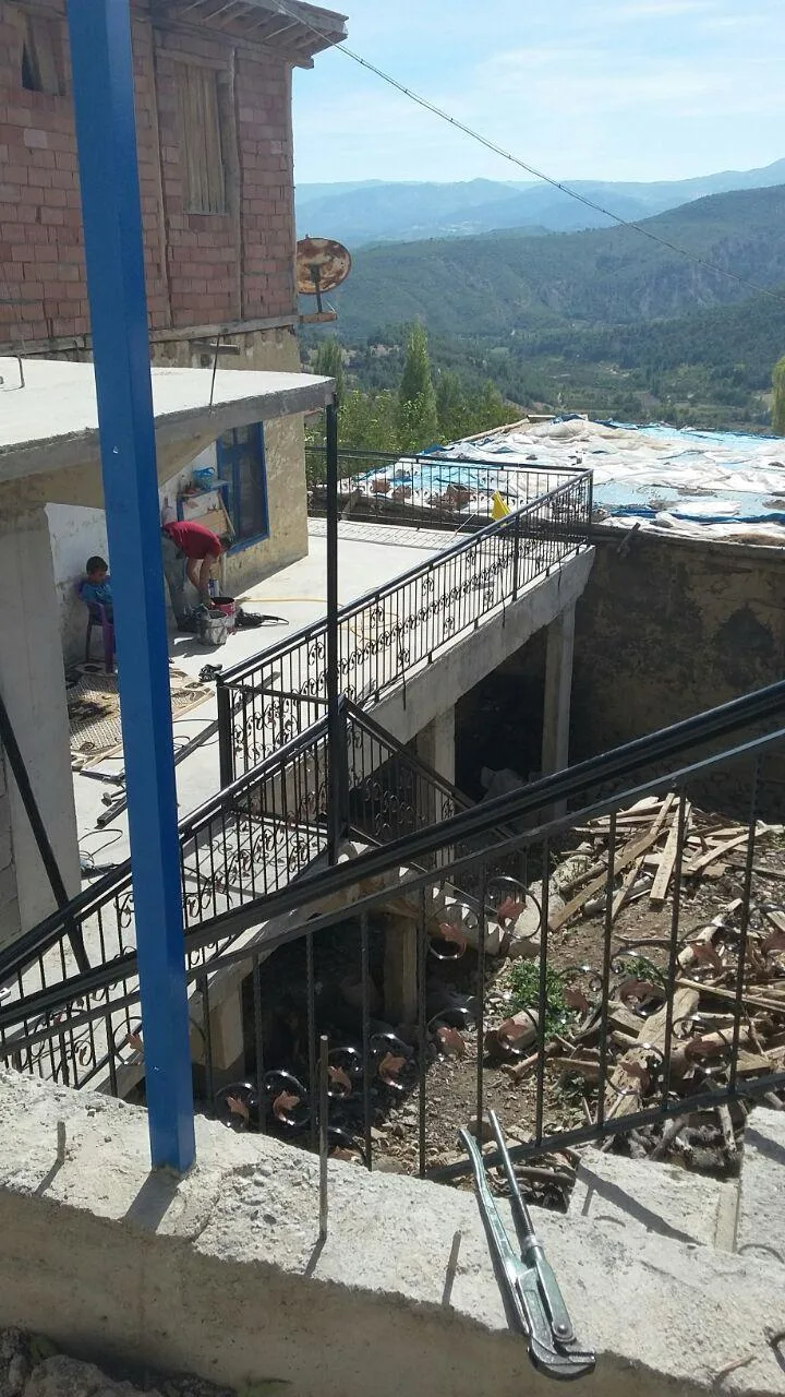 Balkon ve Bahçe Korkuluk gerçek proje uygulaması