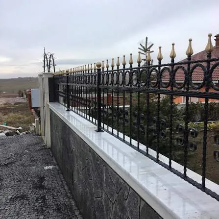 Altın Uçlu Duvar Üstü Korkuluk gerçek proje uygulaması